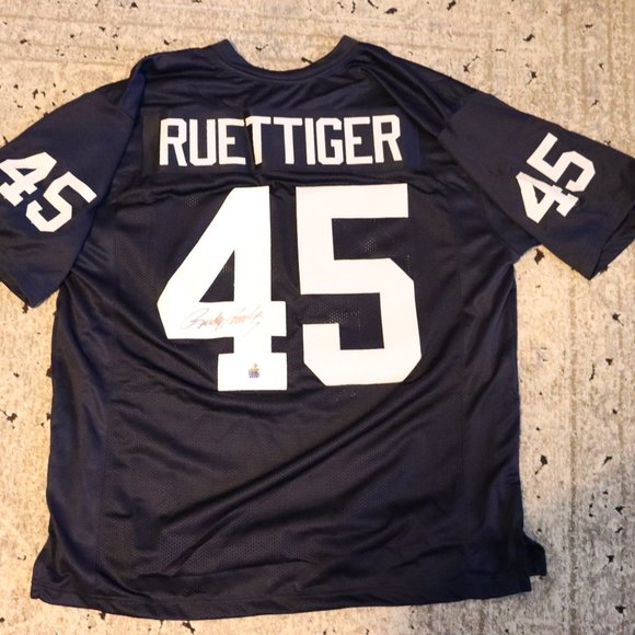 Rudy Ruettiger Signed Football Jersey Notre Dame - Picture 6 of 10